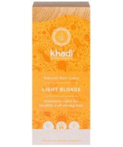 Alternative view of Tinte herbal color rubio claro 100gr Khadi