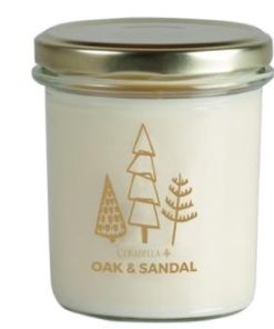 Alternative view of Vela tarro perfumada Tanjaros oak-sandal 8,5×9,5cm 1ud.