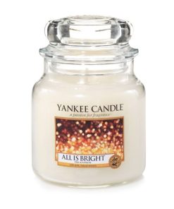Vela Aromatica All Is Bright Yankee Candle.