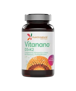 Vitanano D3 + K2, 30 cápsulas. Mundonatural