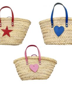 Bolso capazo infantil de esparto